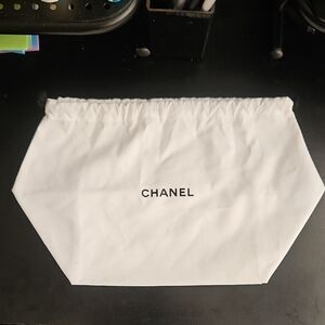 NWOT - Chanel White Dust Bag